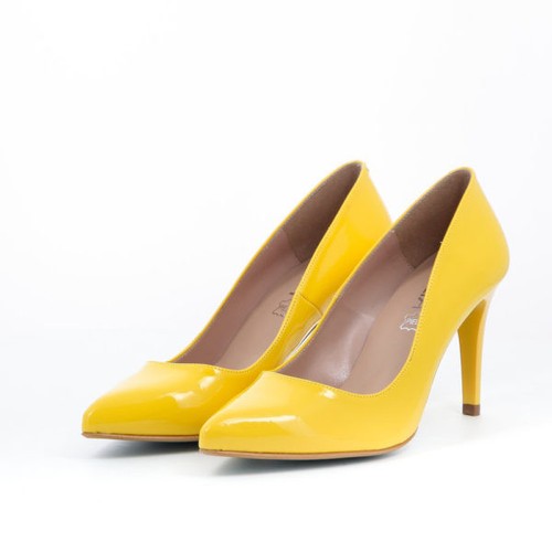 Alessia vernice giallo scarpa - alessia,