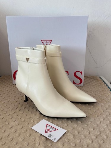 Guess stivaletti donna crema - guess,